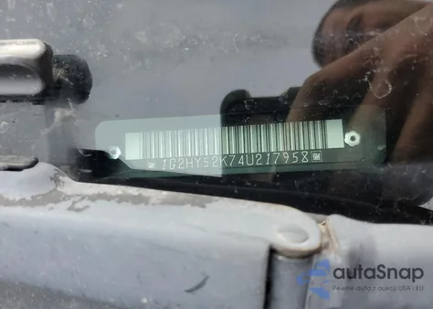 2004 Pontiac Bonneville Sle from USA, damaged, VIN 1G2HY52K74U217958